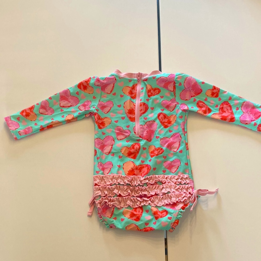 Ruffle Butts Toddler one piece Swimsuit - Size 12-18M